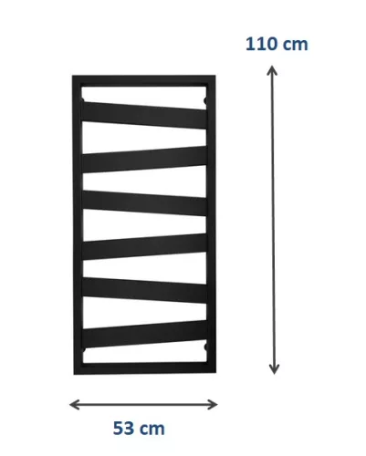 Weberg Texas Design Törölközőszárítós Radiátor 110x53 cm Fehér színű