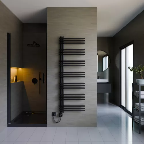 Design radiátor NERO Italia Unico - 50 x 150 cm