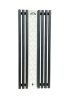 Design radiátor 150 cm-.es magasság, fekete szín
