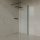 Welland WIC-80 walk-in zuhanyfal - fekete profil - 80 cm