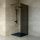 Welland WIC-80 walk-in zuhanyfal - fekete profil - 80 cm
