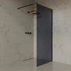 Welland walk-in zuhanyfal - fekete profil - 90 cm