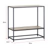 Intenso Compact konzolasztal / előszoba asztal - 80 cm