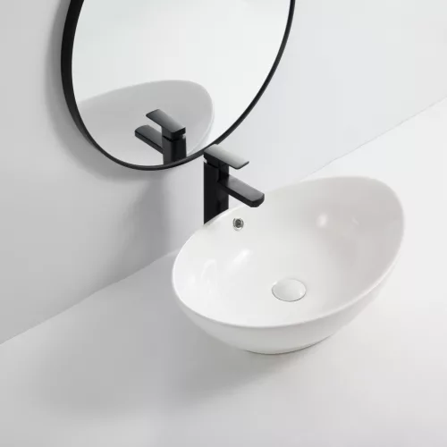 Welland pultra építhető kerámia mosdó