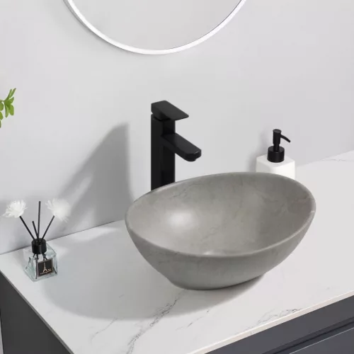 Welland Y9020A-P449 pultra építhető mosdókagyló - 40 x 33 cm (márvány)