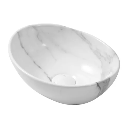 Welland Y9020A-P124 pultra építhető mosdókagyló - 40 x 33 cm (márvány)