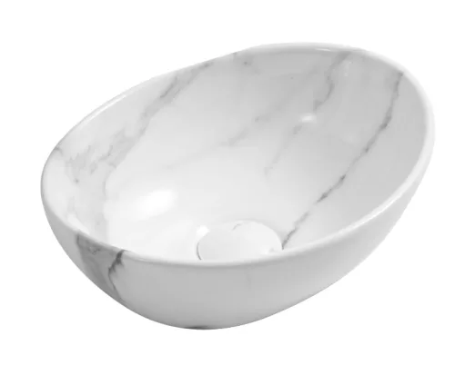 Welland Y9020A-P124 pultra építhető mosdókagyló - 40 x 33 cm (márvány)