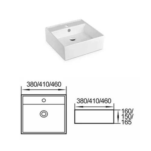Kerámia mosdó - 41 x 41 cm