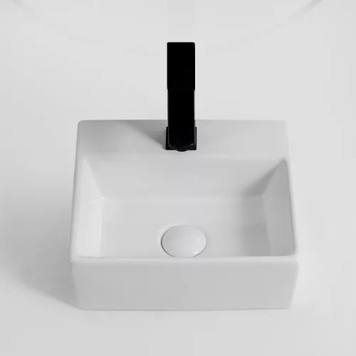 Welland Y9135 falra / pultra szerelhető mosdókagyló - 34 x 30 cm