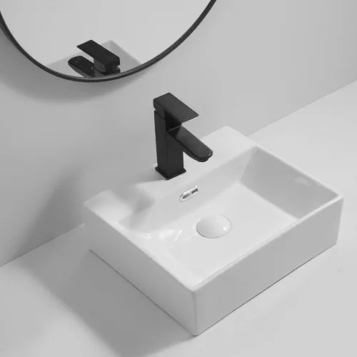 Welland pultra építhető kerámia mosdó