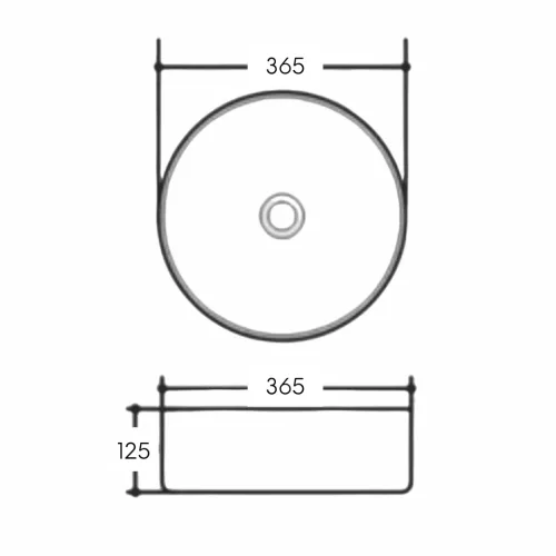 Welland pultra építhető kerámia mosdó - kék
