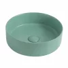 Welland pultra építhető kerámia mosdó - zöld