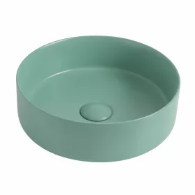 Welland pultra építhető kerámia mosdó - zöld