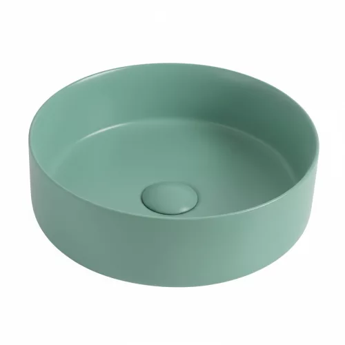 Welland pultra építhető kerámia mosdó - zöld