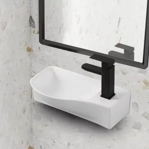 Welland falra szerelhető kerámia mosdó