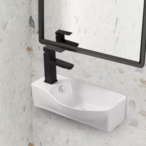 Welland falra szerelhető kerámia mosdó