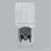 Welland Classico Rimless kompakt/monoblokk WC szett + soft-close WC ülőke