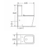 Welland H-7102 Tornado kompakt/monoblokk WC szett + soft-close slim WC ülőke