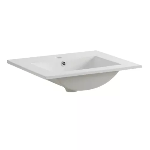 Welland Formia-60-36 fürdőszobabútorra szerelhető mosdókagyló - 61 x 36 cm