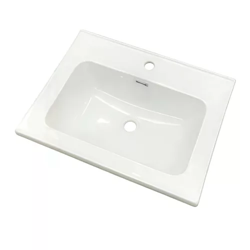 Welland Y843 fürdőszobabútorra szerelhető mosdókagyló - 60 x 48 cm