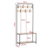Intenso Compact előszoba fogas cipőtárolóval - 80 x 170 cm