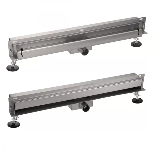 Fali zuhanylefolyó 60 cm - inox