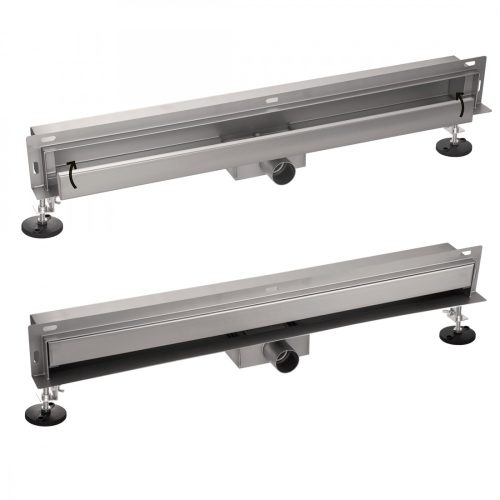 Fali zuhanylefolyó 70 cm - inox