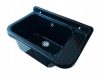 Gamma falikút - háztartási mosogató + A2C Retro fali csaptelep + szifon (fekete)