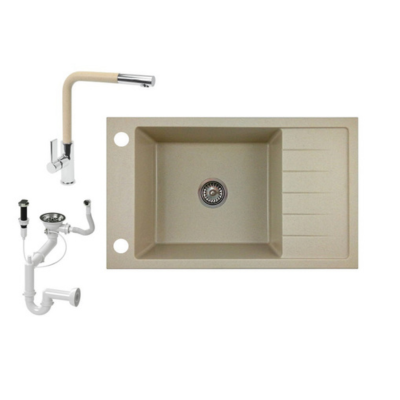 kihúzható Linea csaptelep + dugóemelő