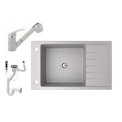 kihúzható zuhanyfejes Shower csaptelep + dugókiemelő