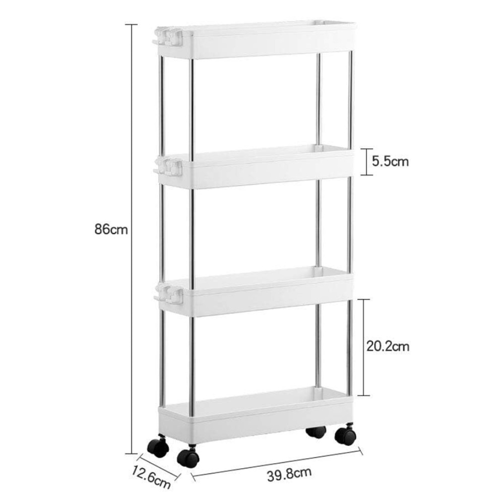 Intenso kerekes polc / zsúrkocsi - 40 x 85 x 13 cm termék 2. képe