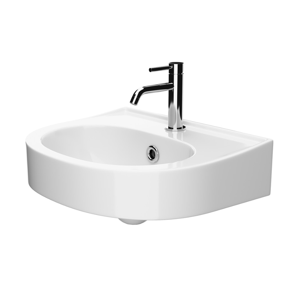 Welland H-5045 falra szerelhető mosdókagyló - 41 x 36 cm termék 2. képe