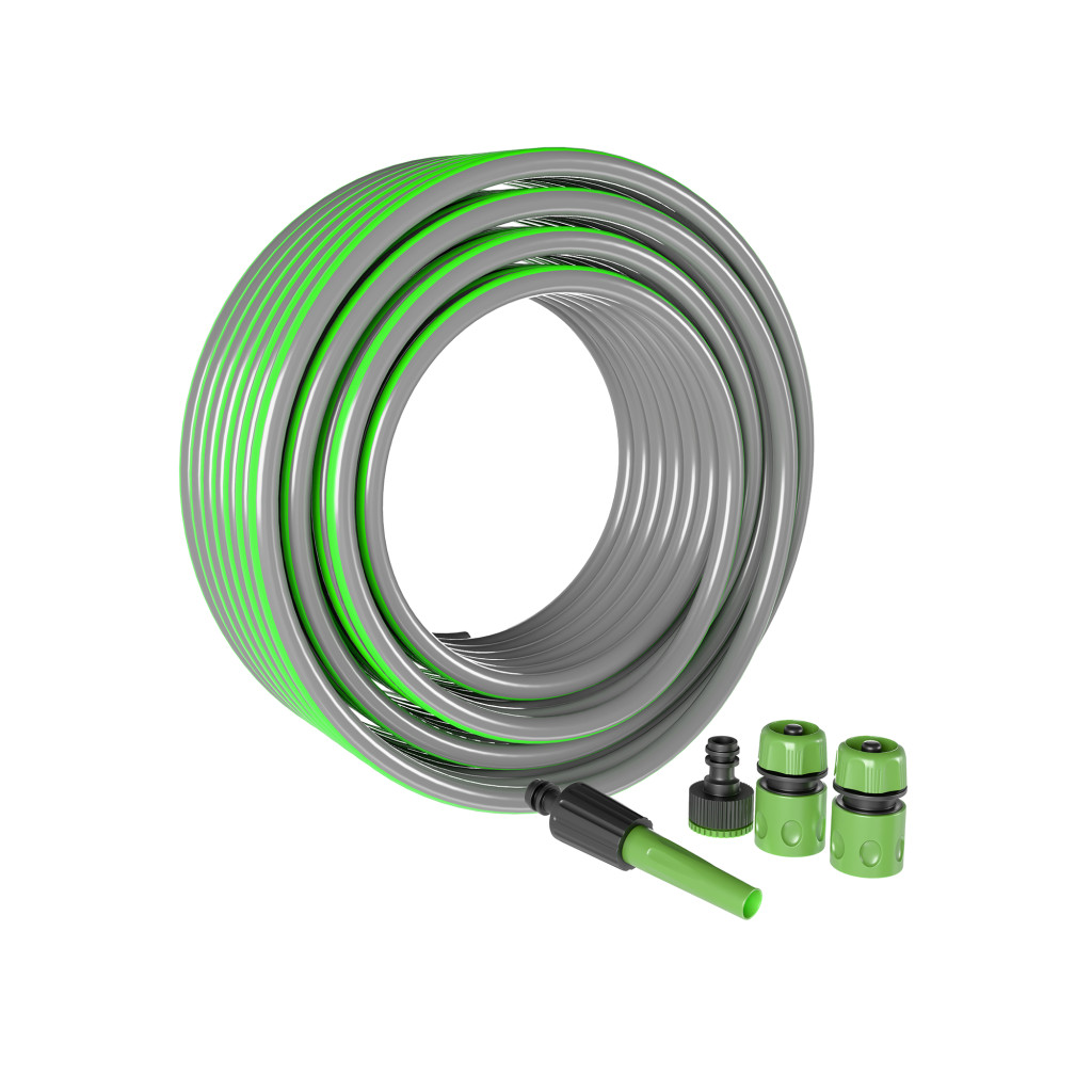 Intenso extra erős 3 rétegű kerti locsolótömlő + szerelvények - 25 m (1/2&quot;) termék 2. képe