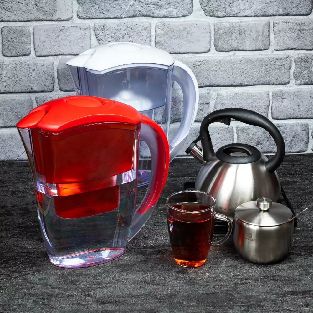 Kinghoff víztisztító, vízszűrő kancsó 2.4L (KH-6141R) termék 2. képe