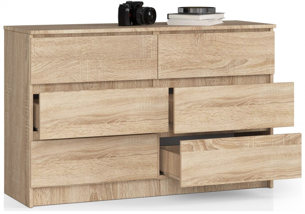 Komód - Akord Furniture K120 - sonoma tölgy termék 2. képe