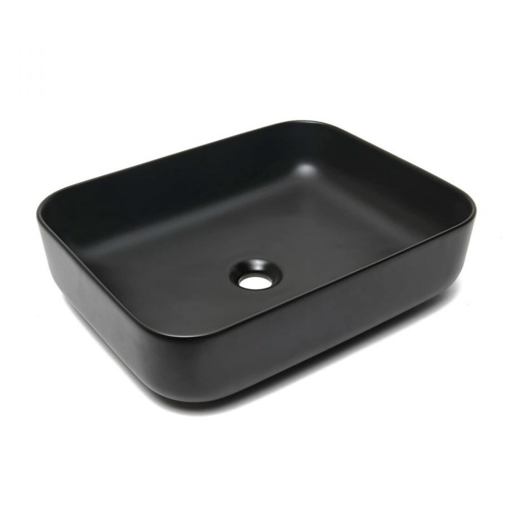 Welland Y9391 pultra építhető mosdókagyló - 50 x 39 cm (fekete) termék 2. képe
