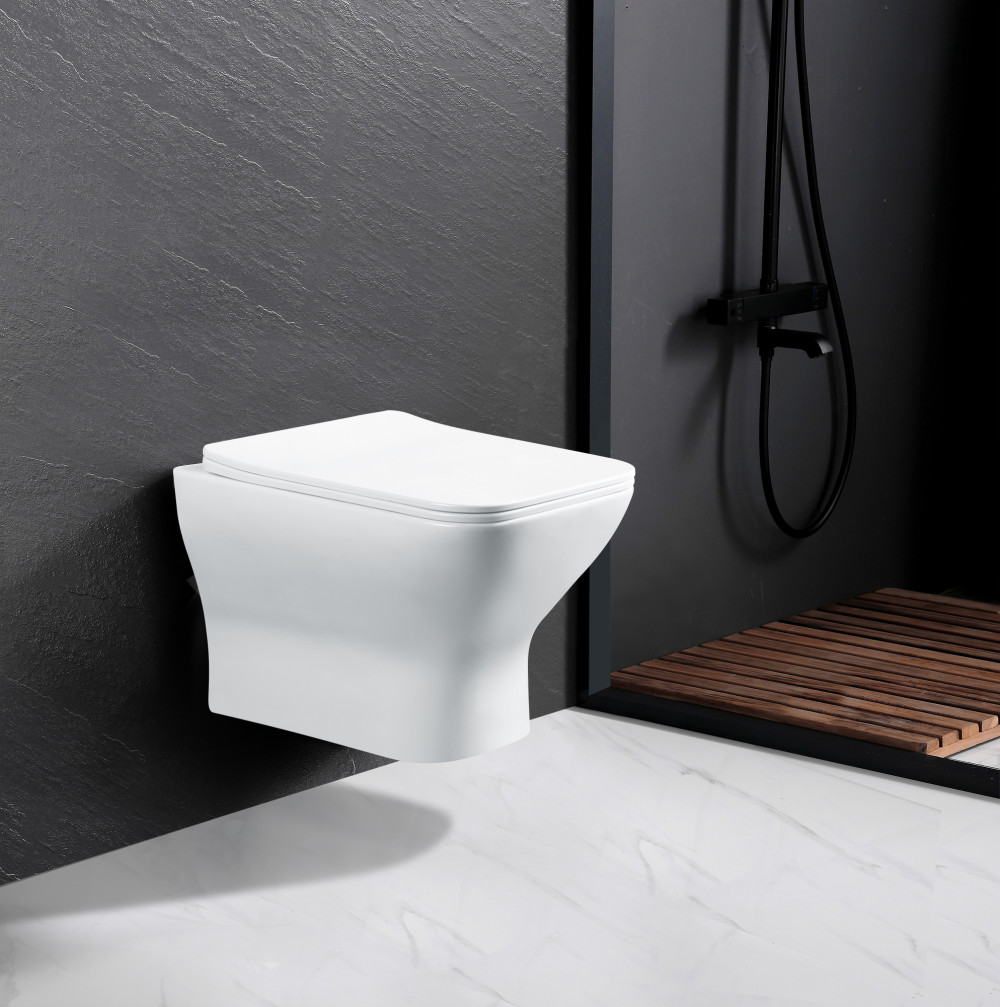 Welland Rimless W2302 fali WC csésze + soft-close slim WC ülőke termék 2. képe