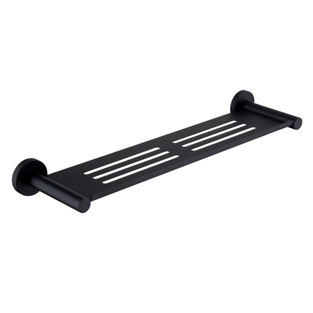 Welland Topaz fürdőszobai falipolc - 50 cm - fekete (963-2712L-B) akciós termékkép 1