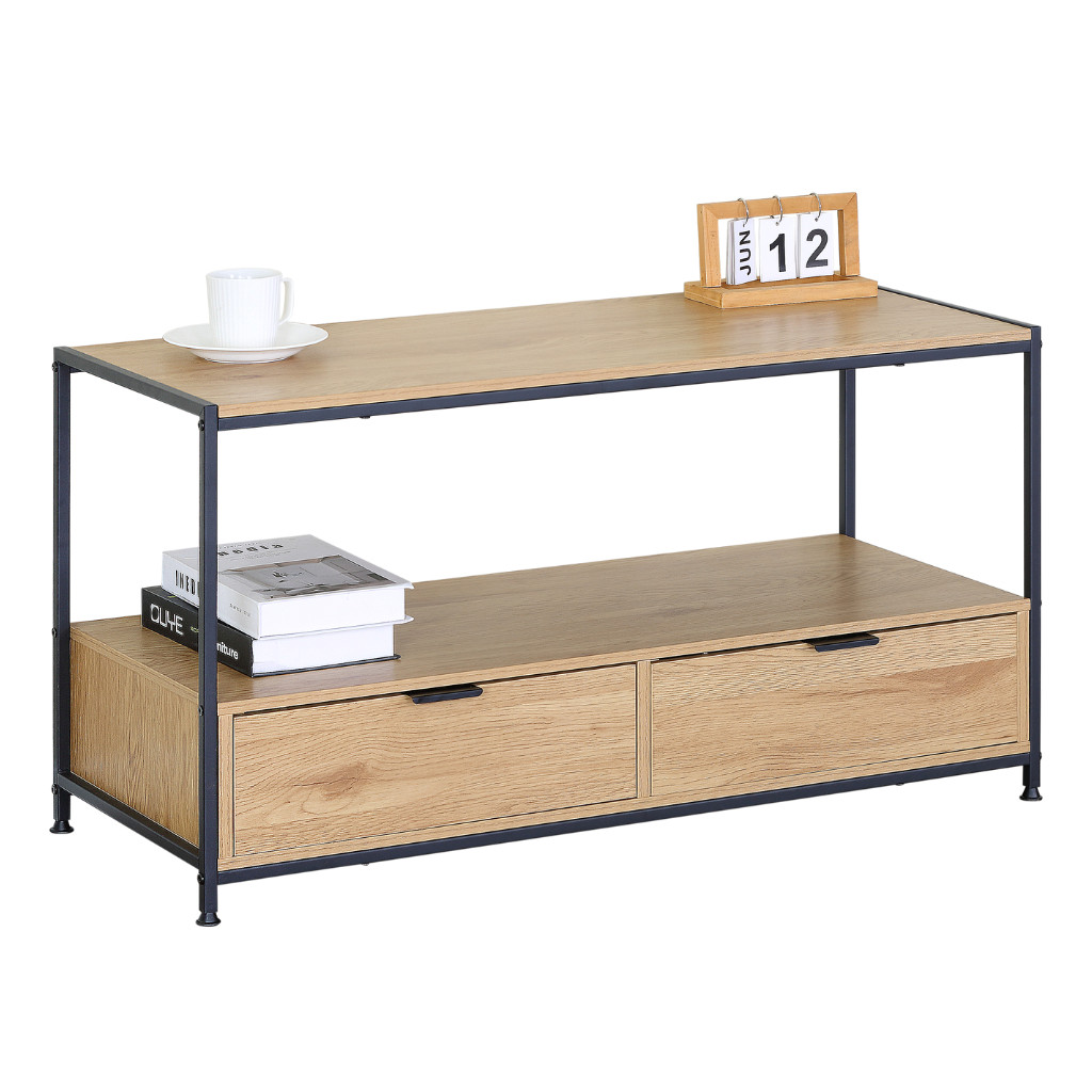 Intenso Compact dohányzóasztal fiókkal - 100 x 40 cm akciós termékkép 1