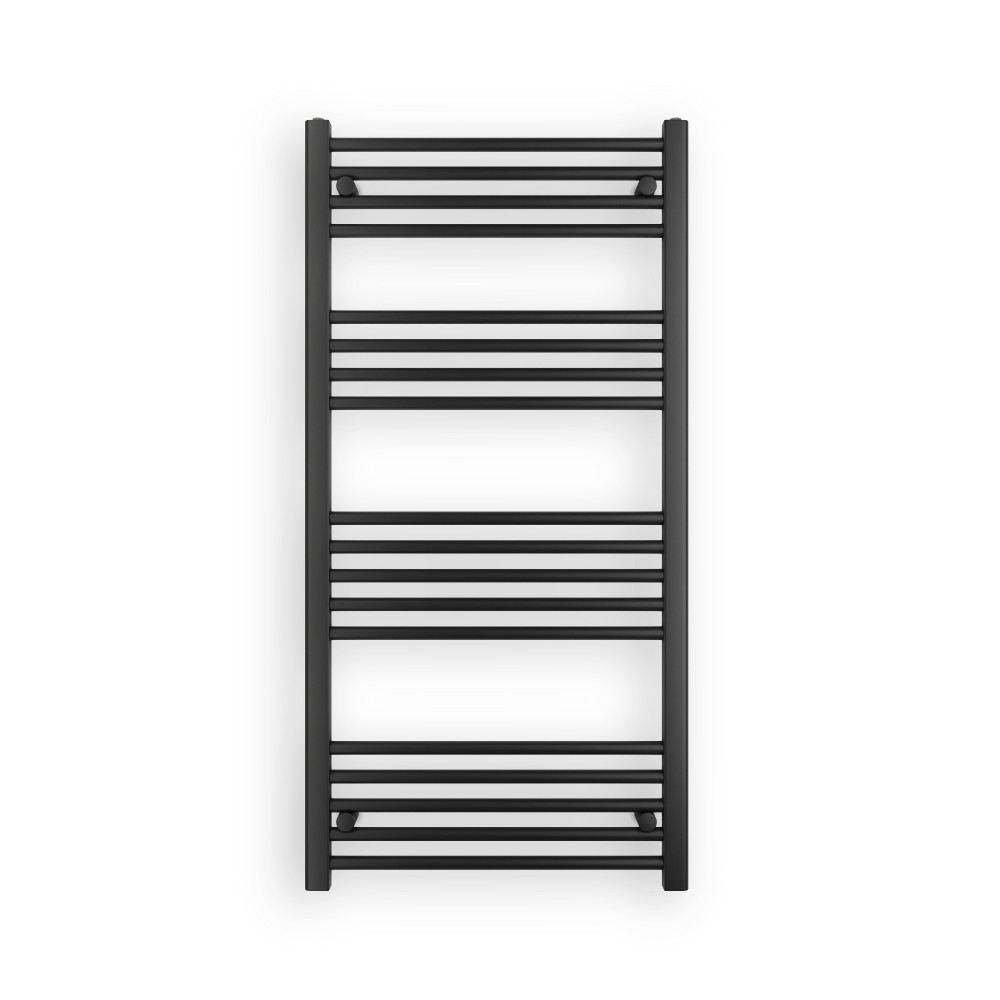 Törölközőszárító radiátor 60 x 120 cm - Nero Italia (fekete) akciós termékkép 1