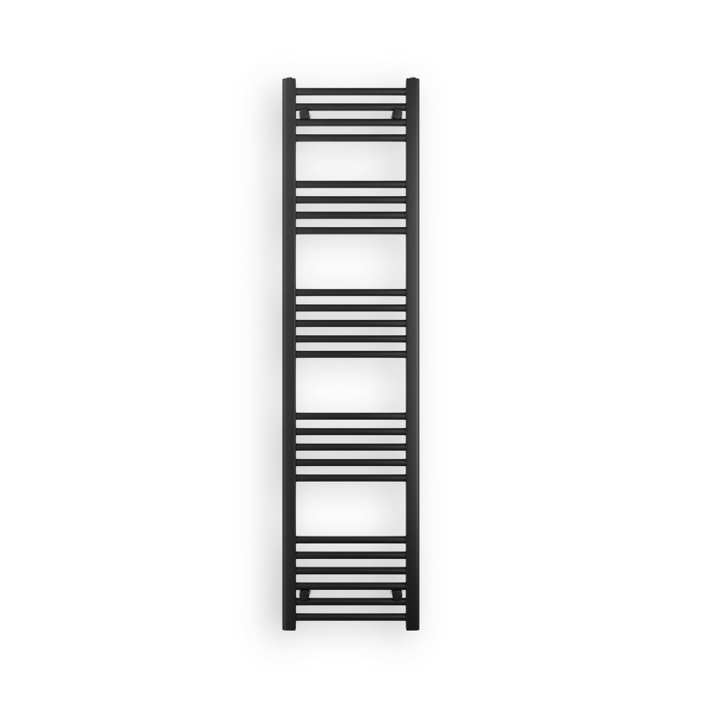 Törölközőszárító radiátor 40 x 160 cm - Nero Italia (fekete) akciós termékkép 1
