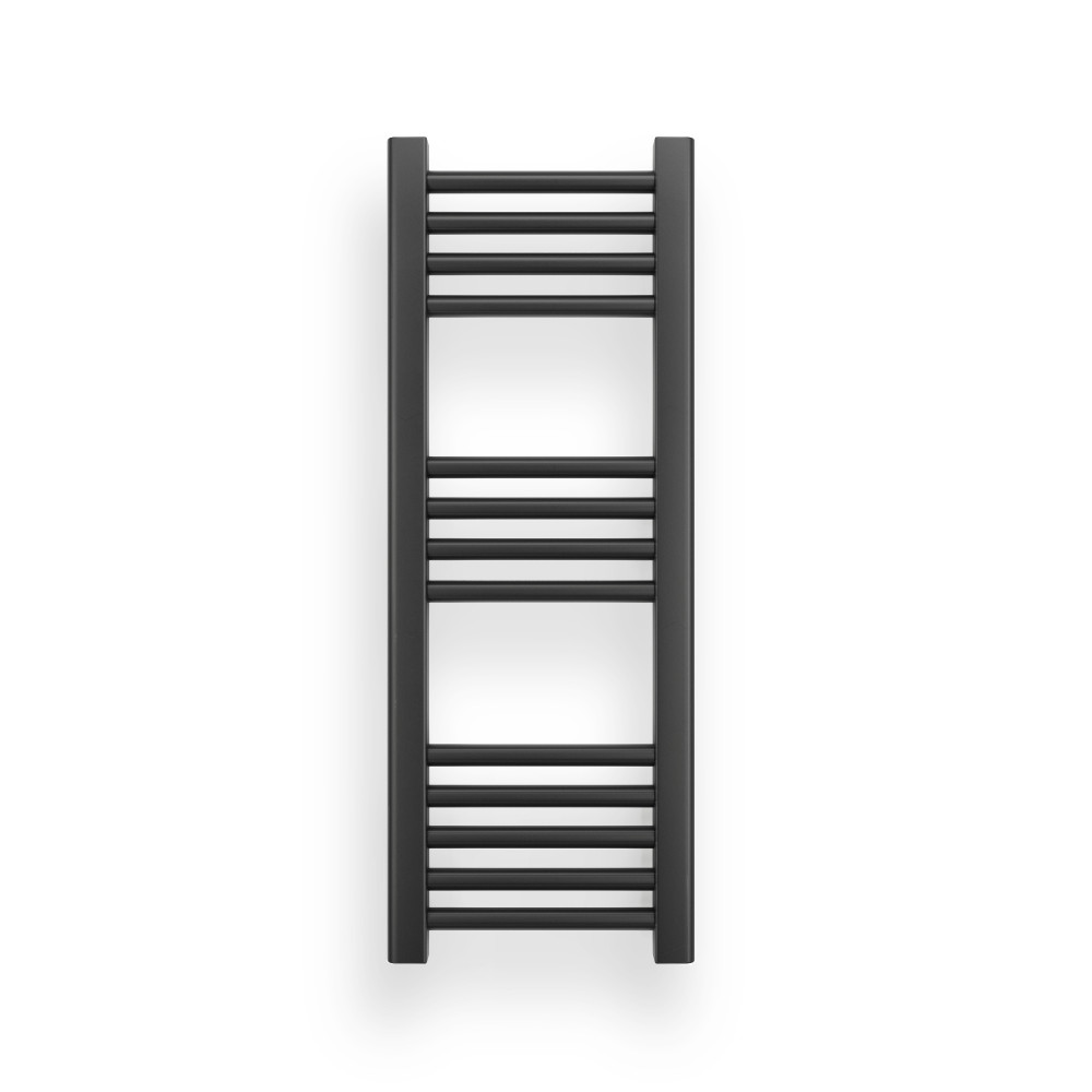 Törölközőszárító radiátor 30 x 70 cm - Nero Italia (fekete) akciós termékkép 1