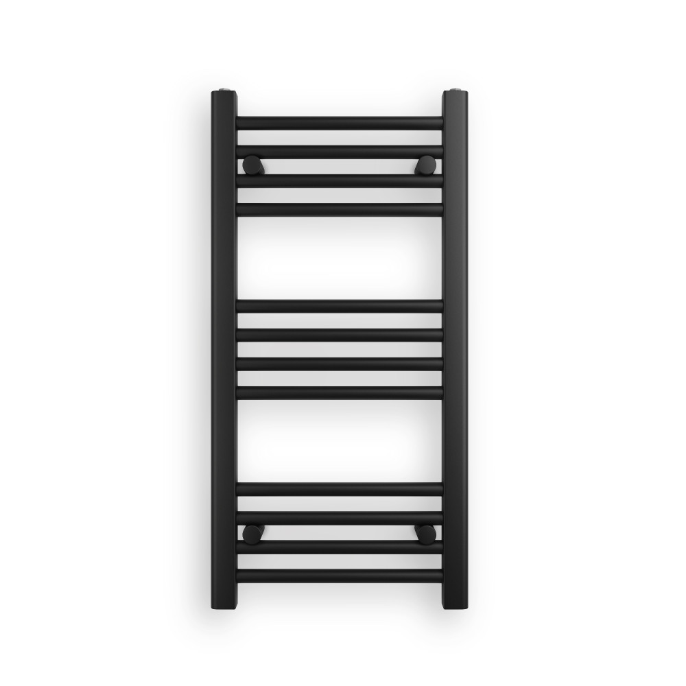 Törölközőszárító radiátor 40 x 80 cm - Nero Italia (fekete) akciós termékkép 1