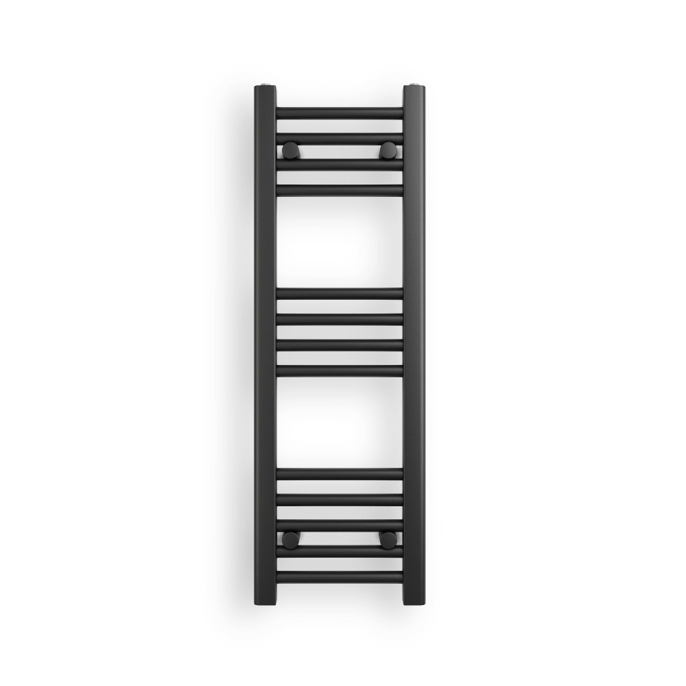 Törölközőszárító radiátor 30 x 90 cm - Nero Italia (fekete) akciós termékkép 1