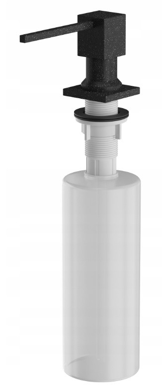 Mosogatószer adagoló - 300ml - Gamma Design (szemcsés fekete) akciós termékkép 1