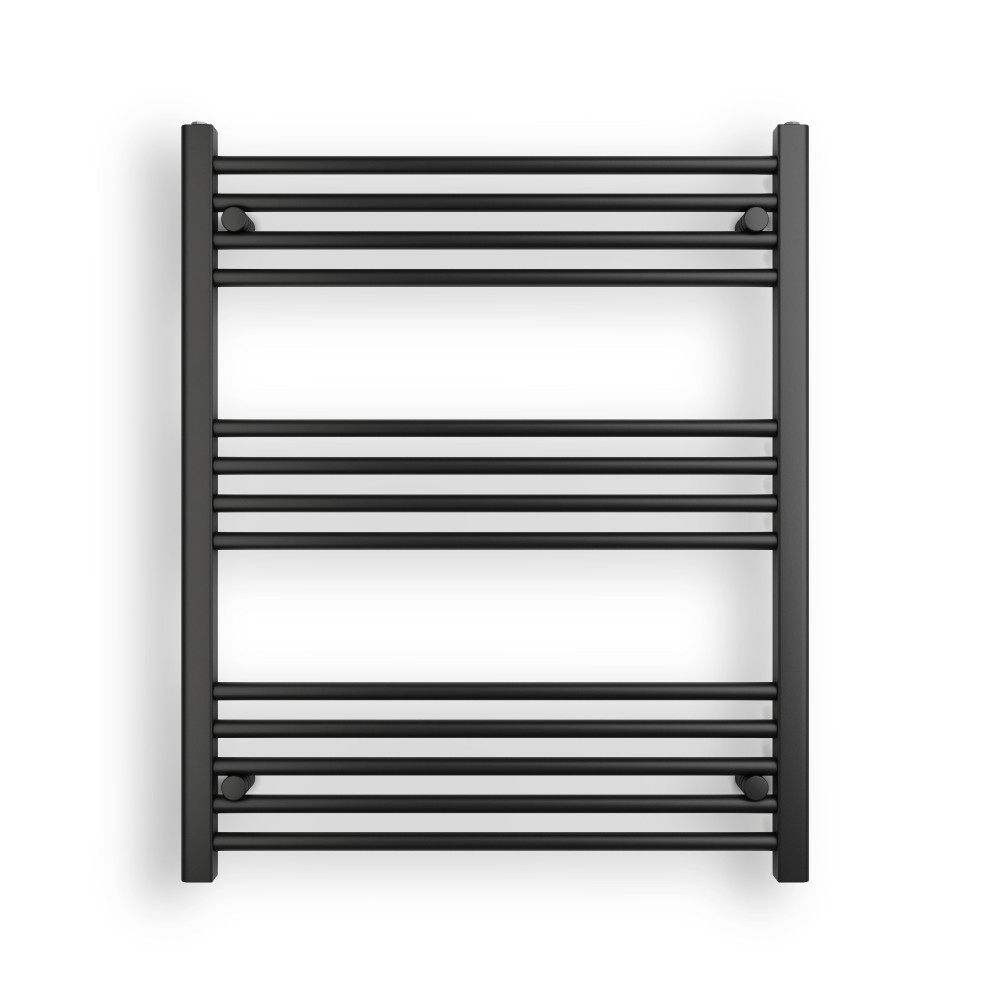 Ecoradco törölközőszárító radiátor 75 x 90 cm (fekete) akciós termékkép 1