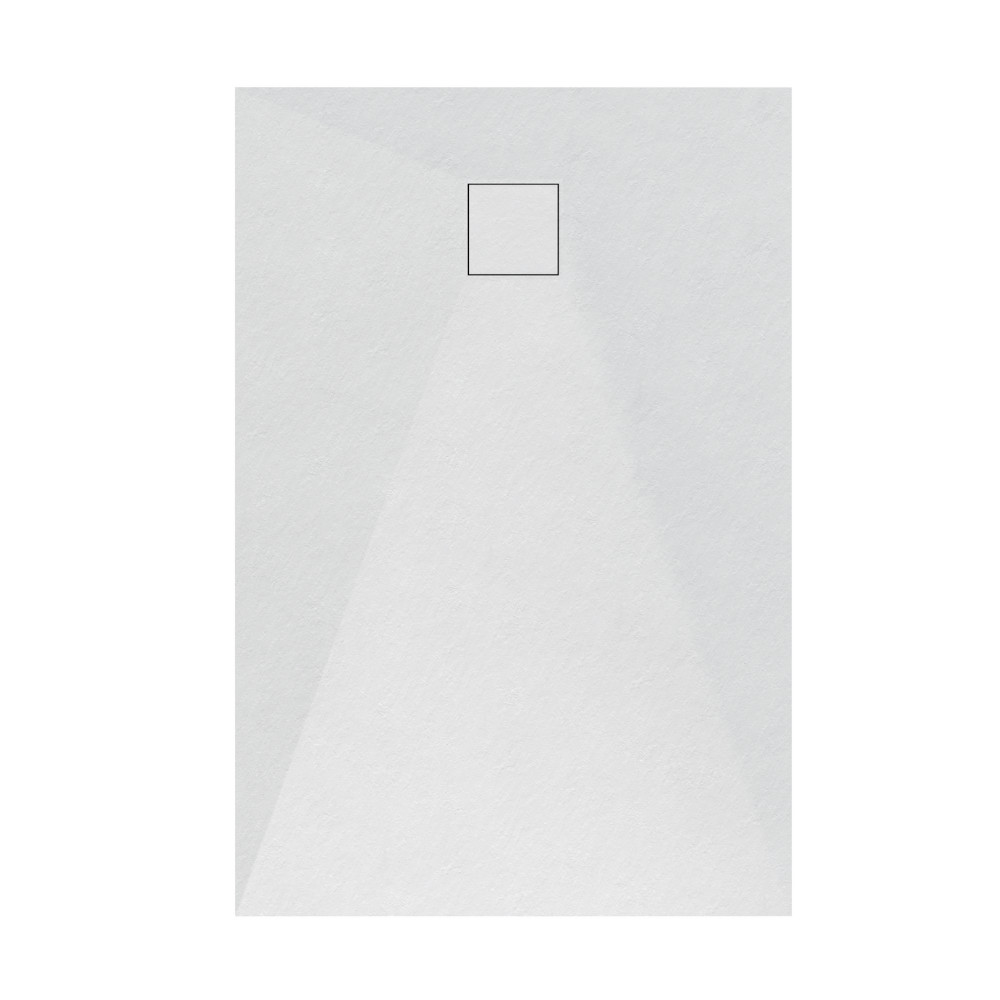 Welland kőhatású zuhanytálca szifonnal 70 x 110 cm - fehér (GT-11070SS) akciós termékkép 1