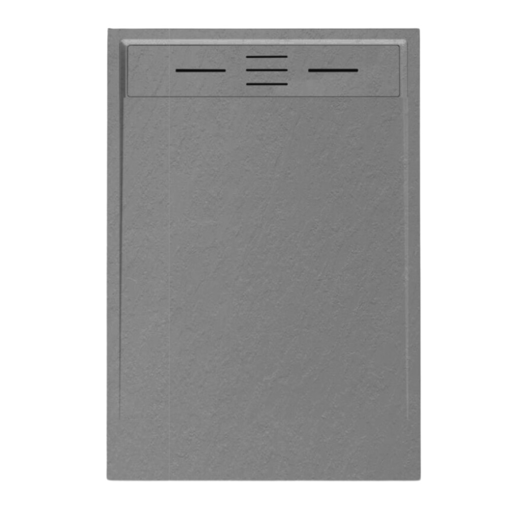 Welland kőhatású zuhanytálca szifonnal 80 x 110 cm - szürke (GT-11080LS) akciós termékkép 1