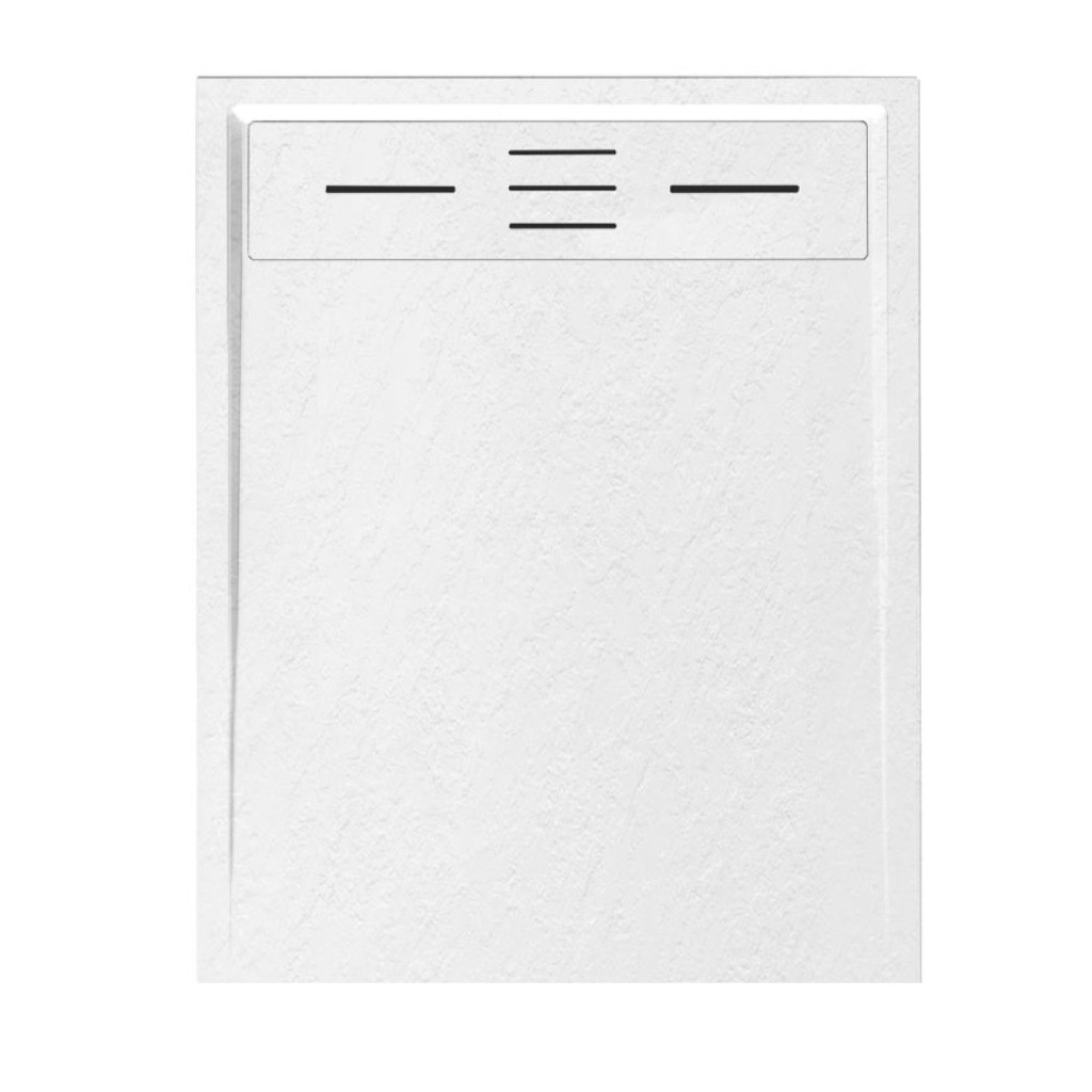 Welland kőhatású zuhanytálca szifonnal 90 x 110 cm - fehér (GT-11090LS) akciós termékkép 1