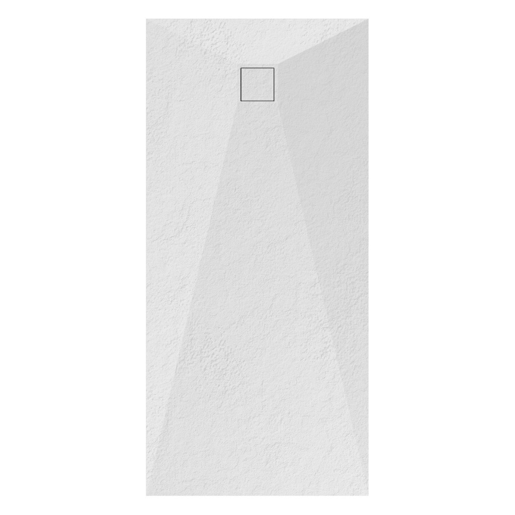 Welland kőhatású zuhanytálca szifonnal 70 x 150 cm - fehér (GT-15070SS) akciós termékkép 1